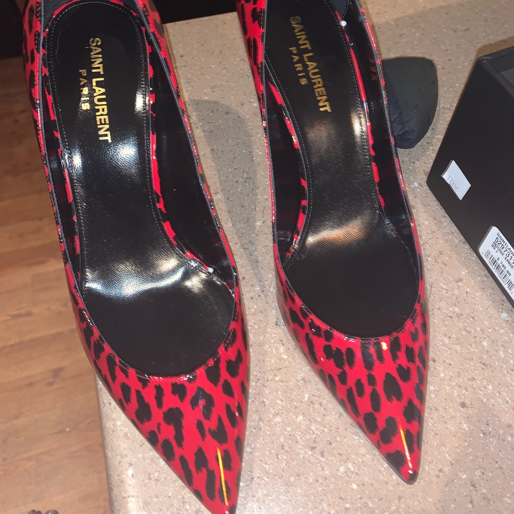 Ysl Heels, Only Worn Once. They’re Too Big And Flop Off My Feet.